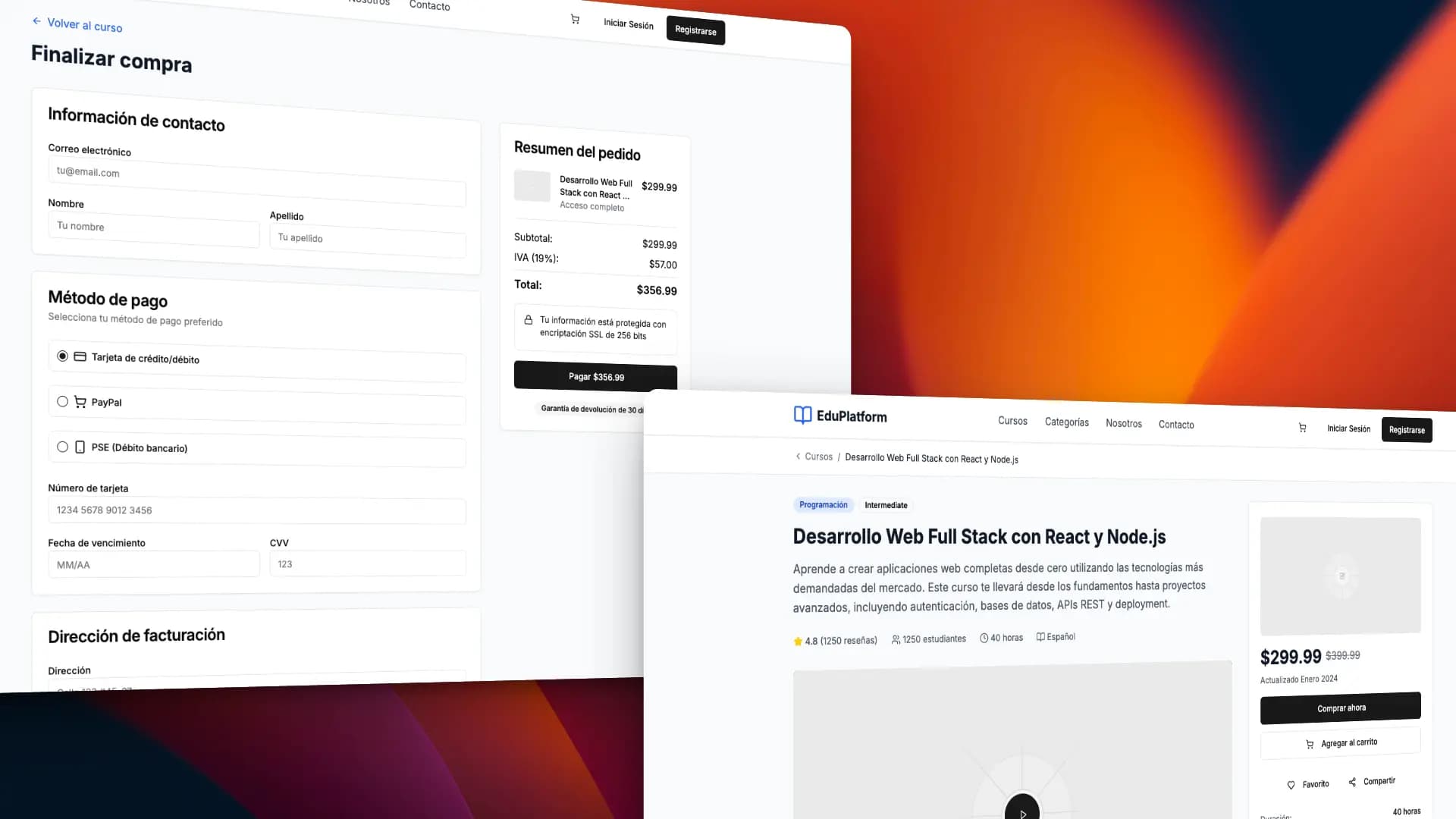 Plataforma eLearning de Cursos